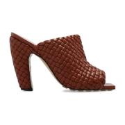 Bottega Veneta Canalazzo klackmules Brown, Dam