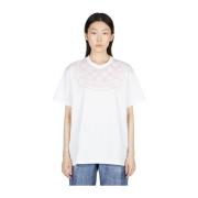 Burberry Grafiskt Tryck Logo T-Shirt White, Dam