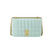 Burberry Blå Quiltad Crossbody-väska Blue, Dam