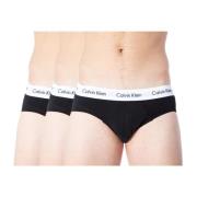 Calvin Klein Mäns 3-pack lågt skurna hipsters Black, Herr