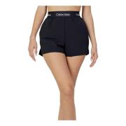 Calvin Klein Svarta sportshorts för kvinnor Black, Dam