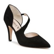 Caprice Elegant Mocka Läder Dam Pumps Black, Dam