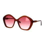 Chloé Chloé Solglasögon Ch0082S 002 Brown, Dam