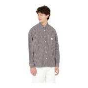 Dickies Hickory LS Skjorta Gray, Herr