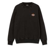 Dickies Tvättad Icon Sweatshirt Black, Herr