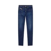 Diesel Slim Fit Stretch Jeans - Blå - Storlek 29 Blue, Herr