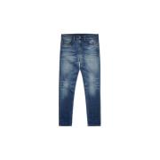 Diesel Slim-Fit Jeans, Blå, Stilfull och Bekväm Blue, Herr