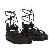 Dr. Martens Platta Sandaler Black, Dam