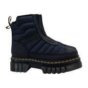 Dr. Martens Quiltade Plattform Chelsea Stövlar Black, Dam