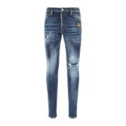 Dsquared2 Snygga Slim-Fit Jeans Blue, Herr
