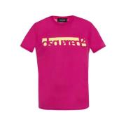 Dsquared2 Rosa T-shirt - S71Gd0648 - Tillerkad i Italien Pink, Herr