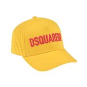 Dsquared2 Stilig Herrkeps - Högkvalitativt tyg Yellow, Herr