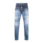 Dsquared2 Slim-fit Jeans med Distressed-effekt Blue, Herr