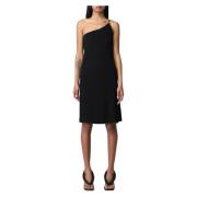 Dsquared2 Casacca Kort Klänning - Feminin och Elegant Black, Dam