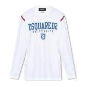 Dsquared2 T-shirt med långa ärmar White, Herr