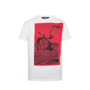 Dsquared2 it Cool Fit Bomull T-Shirt White, Herr