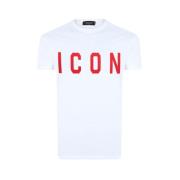 Dsquared2 it Cool Fit T-shirt White, Herr