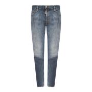 Dsquared2 Navy Cool Guy Jeans med Distressed Finish Blue, Herr