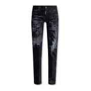 Dsquared2 24/7 jeans Black, Dam