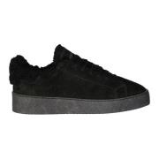 Dsquared2 Lyxiga lädersneakers för män Black, Herr