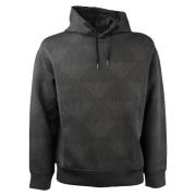 Emporio Armani Sweatshirt med Art. 3L1Mfr 1Jhsz Black, Herr