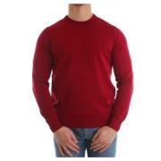 Emporio Armani Rundhalsad Stickad Tröja, Clic Essential Sweater Red, H...