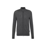 Emporio Armani Dragkedja Sweatshirt Gray, Herr