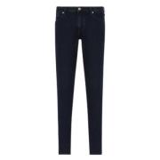 Emporio Armani Slim Fit 5 Ficka Denim Jeans Black, Herr