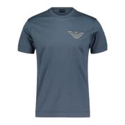 Emporio Armani Herr Petrolio Örnlogga T-shirt Blue, Herr