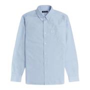 Fred Perry Klassisk Oxford Skjorta Blue, Herr