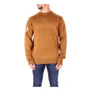 Fred Perry Bruna Logo Sweaters Brown, Herr