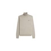 Fred Perry Högkrage Tröja Beige, Herr