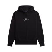 Fred Perry Stilfull Fleece Tröja Black, Herr