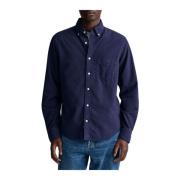 Gant Borstad Oxfordskjorta Blue, Herr