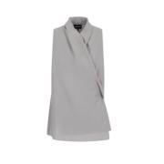 Giorgio Armani Sleeveless Tops Gray, Dam