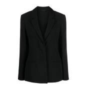 Givenchy Elegant Single Breasted Blazer Black, Dam