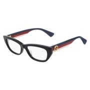 Gucci Svart Multifärgad Tran Glasögon Black, Unisex