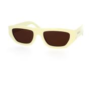 Gucci Stiliga Gg1134S 003 Solglasögon White, Unisex