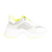 Guess Plattforms Sneakers med Glittrande Detaljer White, Dam