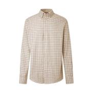 Hackett Rutig Flanellskjorta Gray, Herr