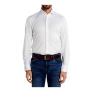 Hugo Boss Slim Fit Stretchtyg Herrskjorta White, Herr