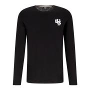 Hugo Boss Bomull Flätad Logotyp Blandad Pyjamas Black, Dam