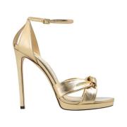 Jimmy Choo Sandalerer med höga klackar Yellow, Dam