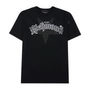 John Richmond Stella Logo T-Shirt Black, Herr