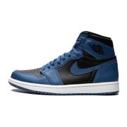 Jordan Mörk Marina Blå Retro High Sneakers Blue, Herr