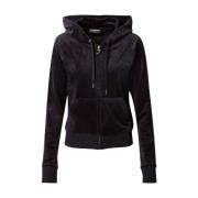 Juicy Couture Svart Hoodie Kostym Set Black, Dam