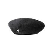 Kangol Platta hattar med syntetiskt läderkant Black, Dam