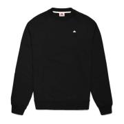 Kappa Casual French Terry Sweatshirt Black, Herr