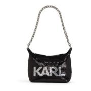 Karl Lagerfeld Shoulder Bags Black, Dam