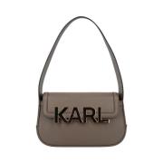 Karl Lagerfeld Mode Baguette Handväska Brown, Dam